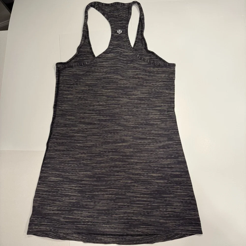 Lululemon Athletica Black charcoal Racerback Tank Top